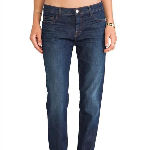 J Brand Jake Skinny Boyfriend Dark Side Jeans 26 - Picture 3 of 15